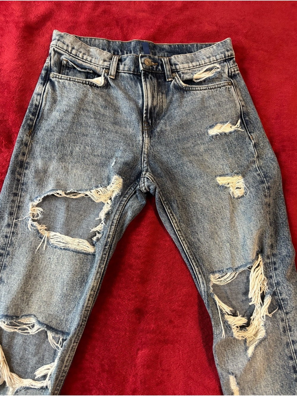 Straight Ripped Jeans - Picture 10 of 17